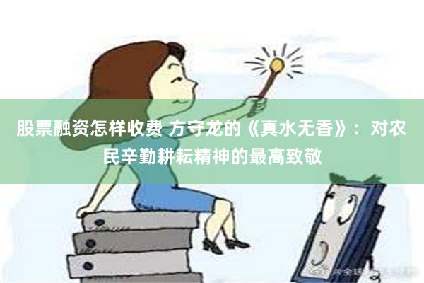 股票融资怎样收费 方守龙的《真水无香》：对农民辛勤耕耘精神的最高致敬