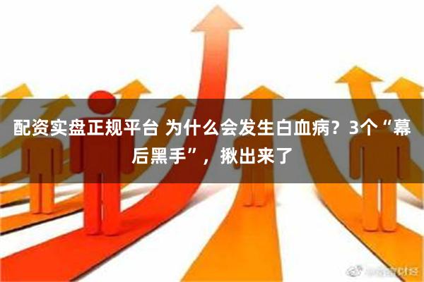 配资实盘正规平台 为什么会发生白血病？3个“幕后黑手”，揪出来了