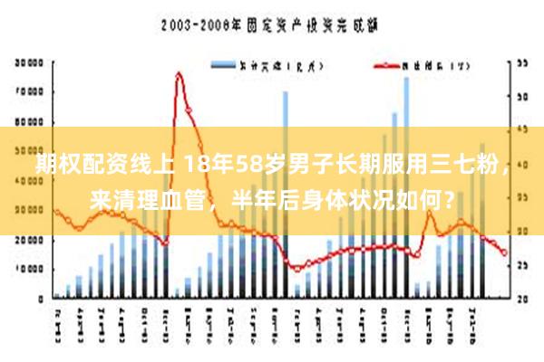 期权配资线上 18年58岁男子长期服用三七粉，来清理血管，半年后身体状况如何？