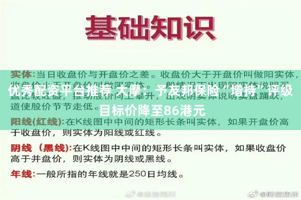 优秀配资平台推荐 大摩：予友邦保险“增持”评级 目标价降至86港元