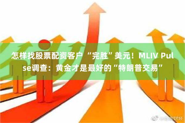 怎样找股票配资客户 “完胜”美元！MLIV Pulse调查：黄金才是最好的“特朗普交易”