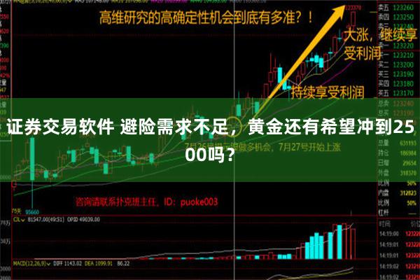 证券交易软件 避险需求不足，黄金还有希望冲到2500吗？