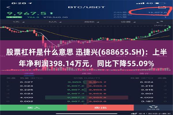股票杠杆是什么意思 迅捷兴(688655.SH)：上半年净利润398.14万元，同比下降55.09%