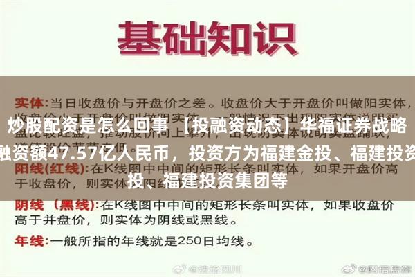 炒股配资是怎么回事 【投融资动态】华福证券战略融资，融资额47.57亿人民币，投资方为福建金投、福建投资集团等